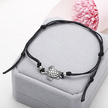 Load image into Gallery viewer, Boho  Anklet  for Women Fashion Black White Wax String Lacing Foot Jewelry Beads Bracelet Fashion Beach Jewelry ns37
